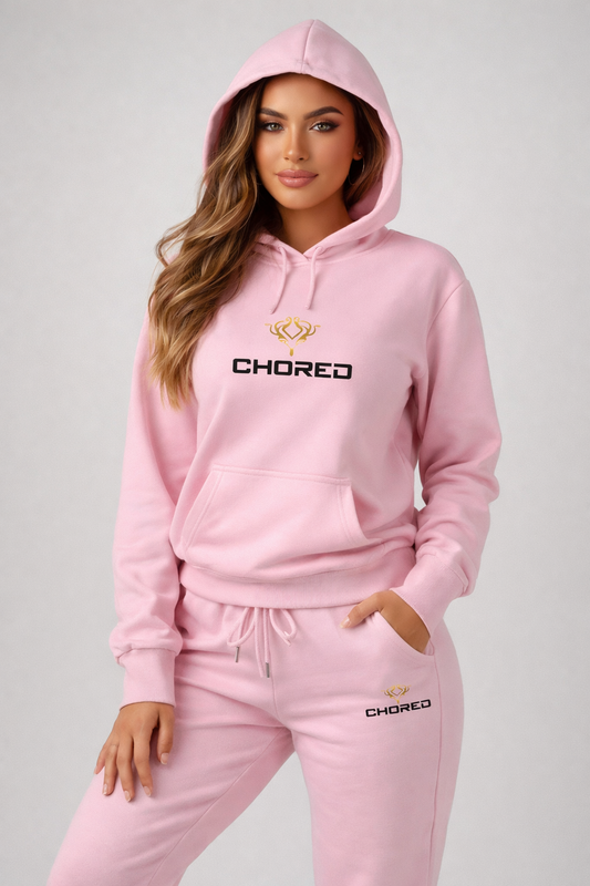 The Chill Out Hoodie Set Women 80% Cotton Fleece 20% Polyester 330 Grams