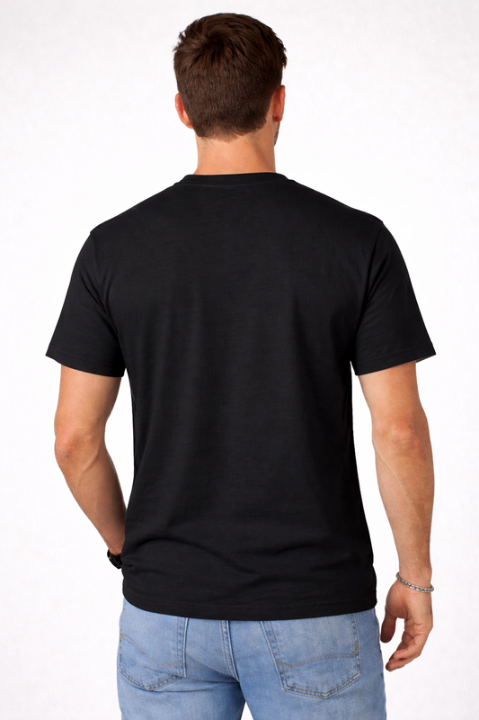 The signature T-Shirt Ronde Hals 100% katoen - Logo Midden